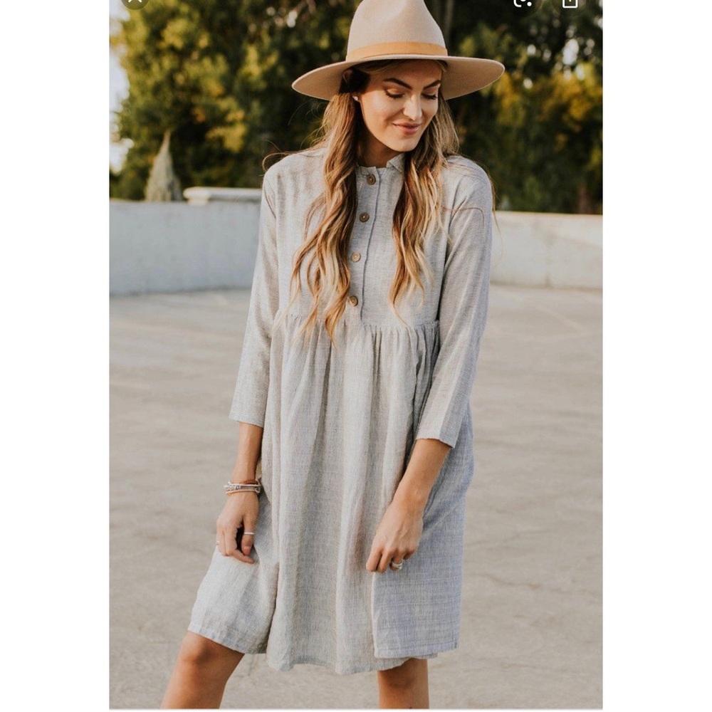 Roolee striped delacour dress